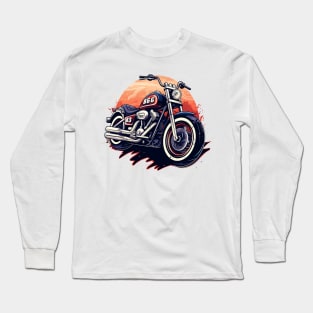 Vintage Retro Motorcycle Long Sleeve T-Shirt